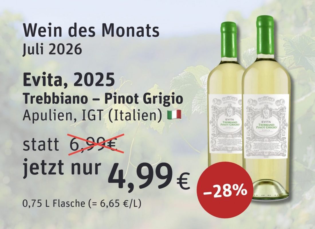 REWE Istas Wein des Monats Juli 2026 REWE Istas Wein des Monats Juli 2026