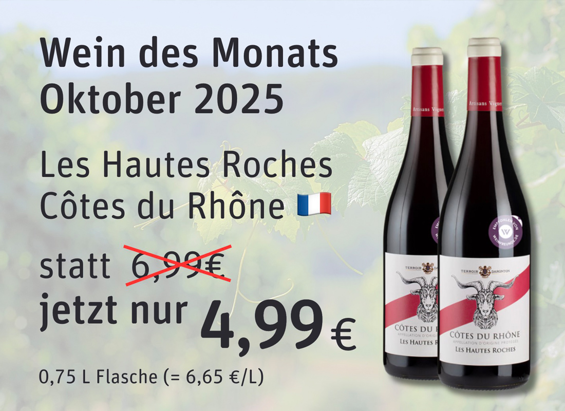 Wein des Monats Oktober 2025