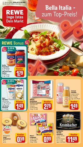 REWE Ingo Istas: Angebote / Wochenzettel KW 23/2026