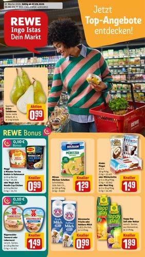 REWE Ingo Istas: Angebote / Wochenzettel KW 37/2026