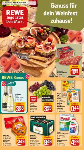 REWE Ingo Istas: Angebote / Wochenzettel KW 42/2026