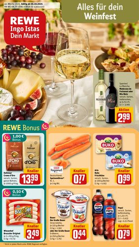 REWE Ingo Istas: Angebote / Wochenzettel KW 41/2025