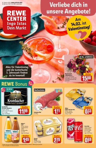 REWE Ingo Istas: Angebote / Wochenzettel KW 07/2026