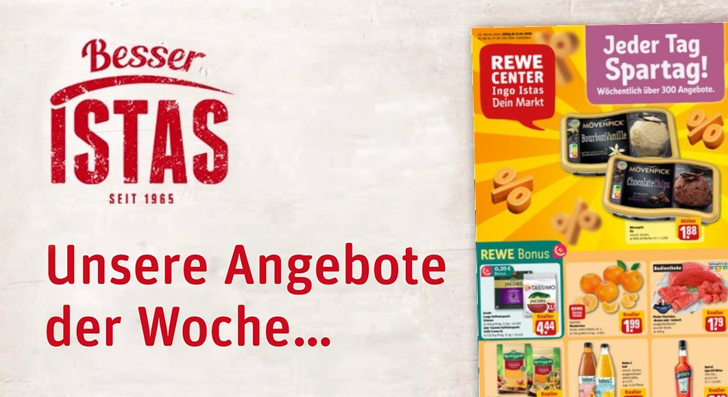 REWE Ingo Istas: Startseite Angebote KW 03/2026
