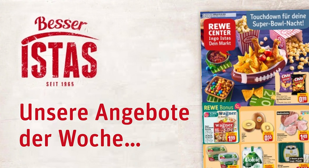 REWE Ingo Istas: Startseite Angebote KW 06/2026
