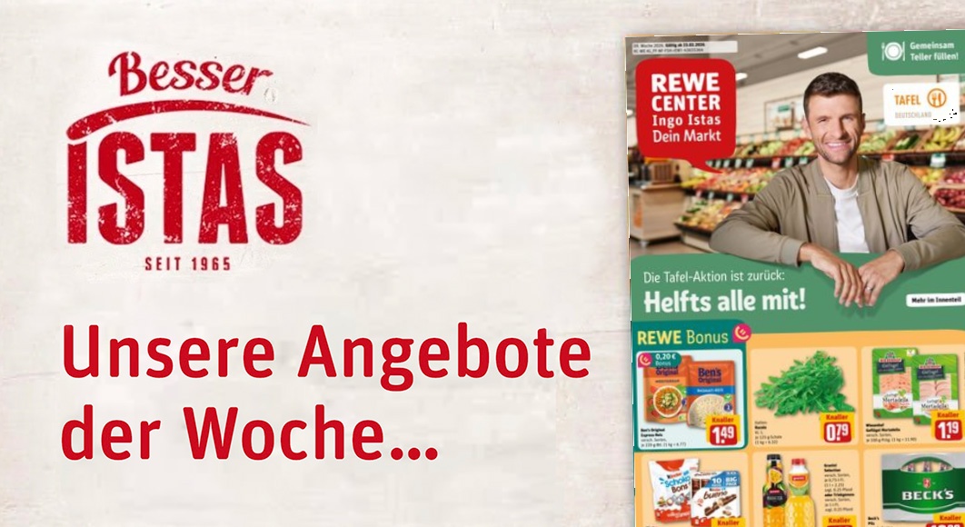 REWE Ingo Istas: Startseite Angebote KW 09/2026
