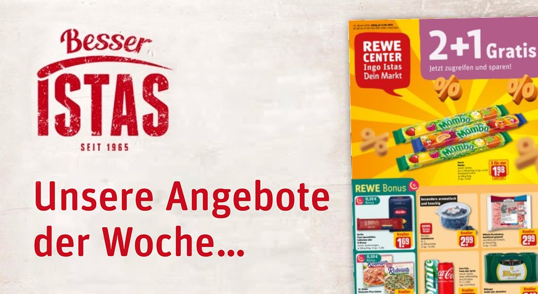 REWE Ingo Istas: Startseite Angebote KW 16/2026