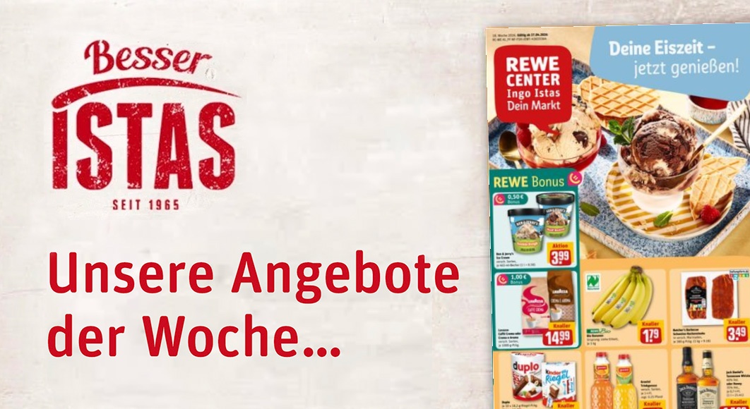 REWE Ingo Istas: Startseite Angebote KW 18/2026