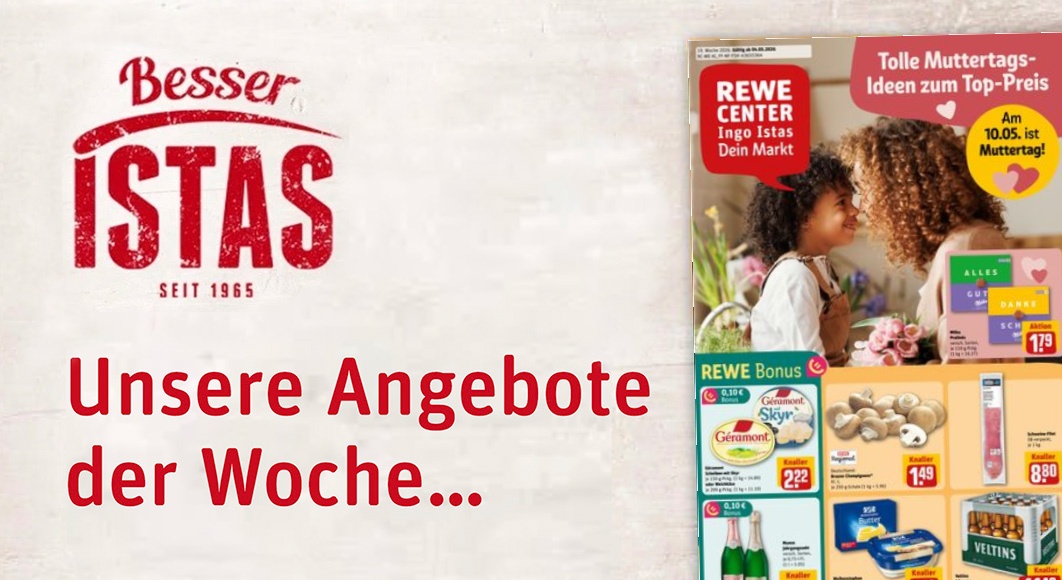 REWE Ingo Istas: Startseite Angebote KW 19/2026