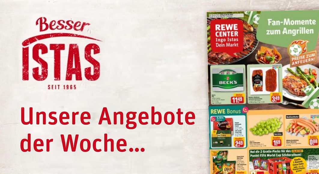 REWE Ingo Istas: Startseite Angebote KW 24/2026