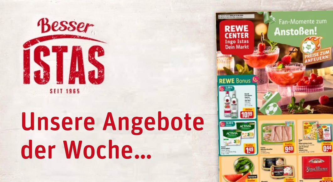 REWE Ingo Istas: Startseite Angebote KW 25/2026