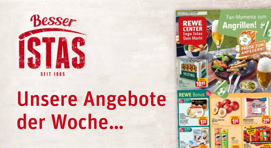 REWE Ingo Istas: Startseite Angebote KW 29/2026