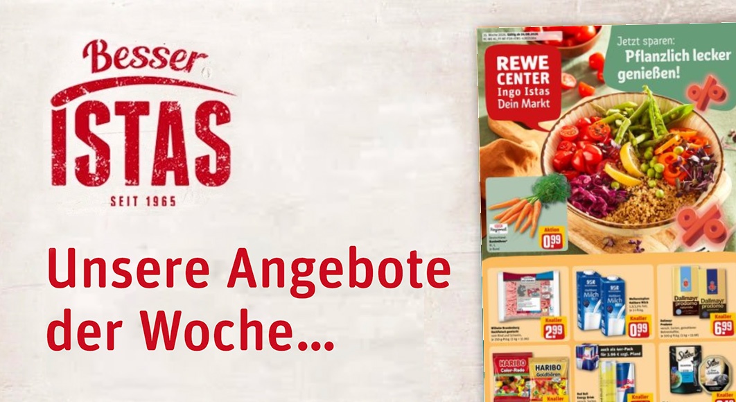 REWE Ingo Istas: Startseite Angebote KW 35/2026