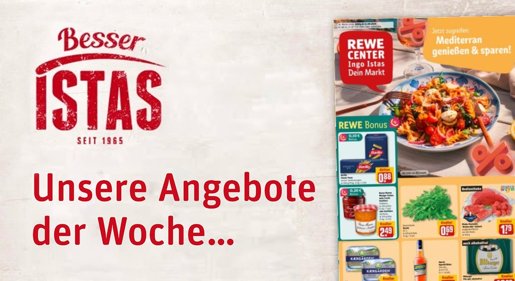 REWE Ingo Istas: Startseite Angebote KW 36/2026