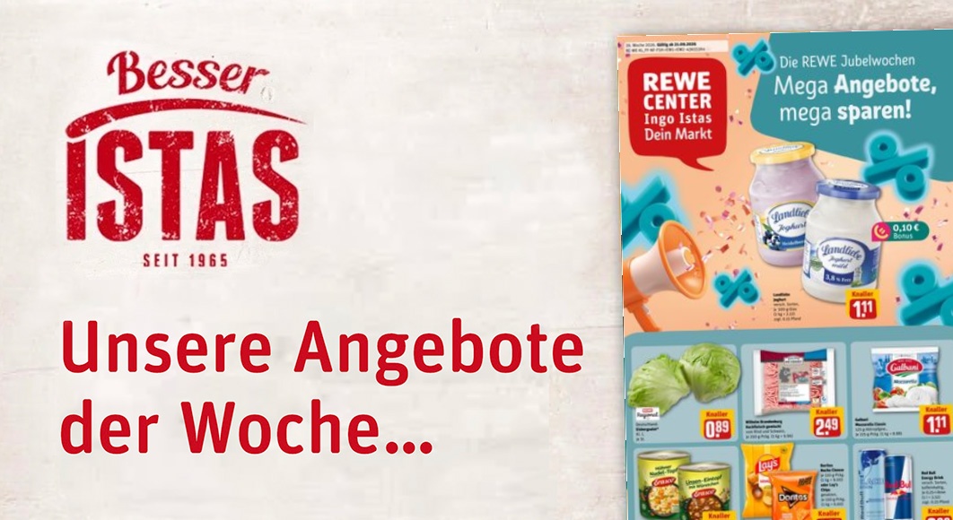 REWE Ingo Istas: Startseite Angebote KW 39/2026
