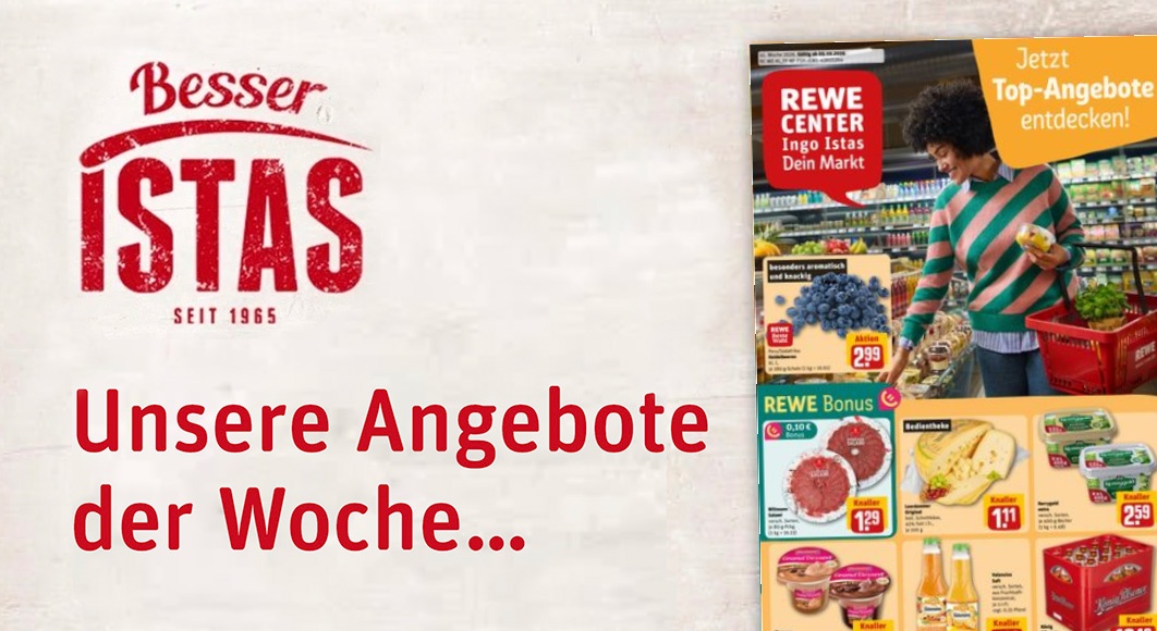 REWE Ingo Istas: Startseite Angebote KW 41/2026