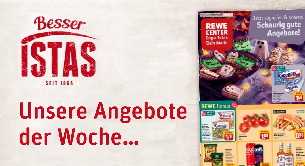 REWE Ingo Istas: Startseite Angebote KW 44/2026