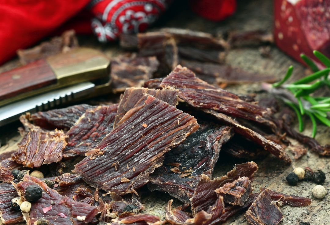 © Grizzly Foods © Grizzly Foods: Beef Jerky, Western Style, Close Up
